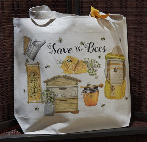 Save the Bees Tote Bag (Large)